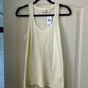 New with tags size small AG tank yellowish
